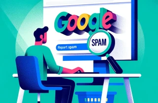 Google paieškos pranešimas apie spam